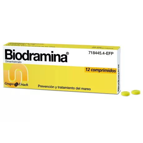 Biodramina 50 mg 12 comprimidos