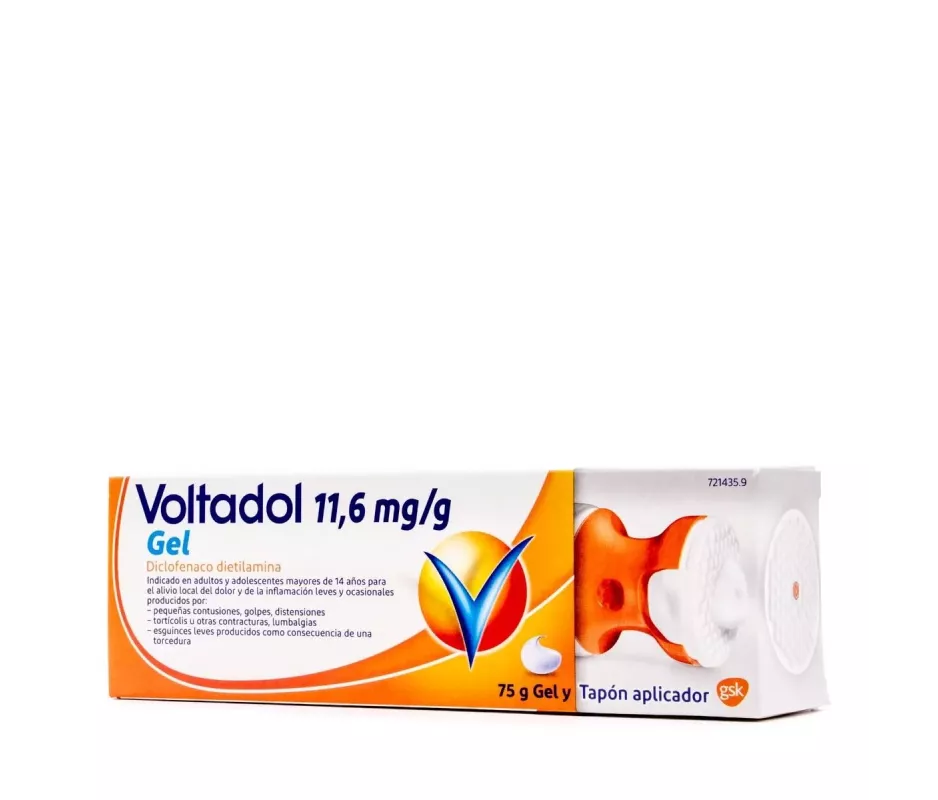 Voltadol 11,6 Mg/G Gel Cutaneo 1 Tubo 75 G (Con Tapon Apl