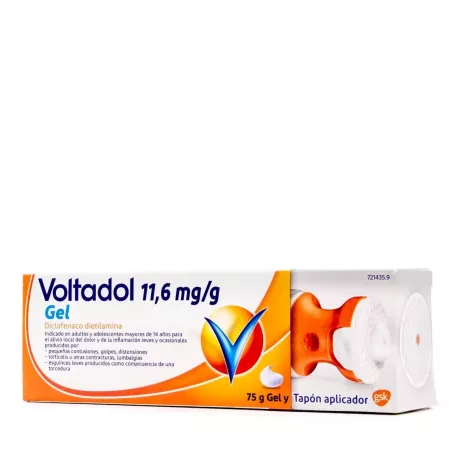 Voltadol 11,6 Mg/G Skin Gel 1 Tubo 75 G (Com Tapon Apl