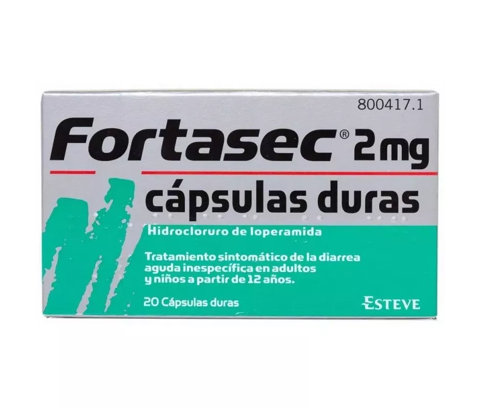 Fortasec 2 mg 20 cápsulas