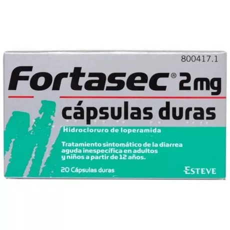 Fortasec 2 mg 20 cápsulas