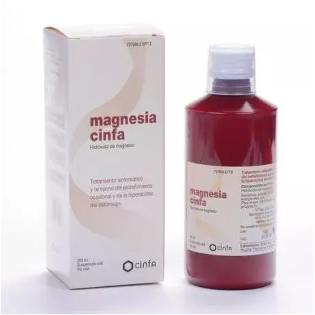 Magnesia Cinfa 200 Mg / Ml Suspensão Oral 260 Ml