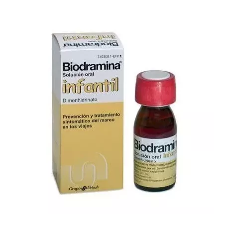 Biodramina Infantil 4 Mg / Ml Solucion Oral 60 Ml