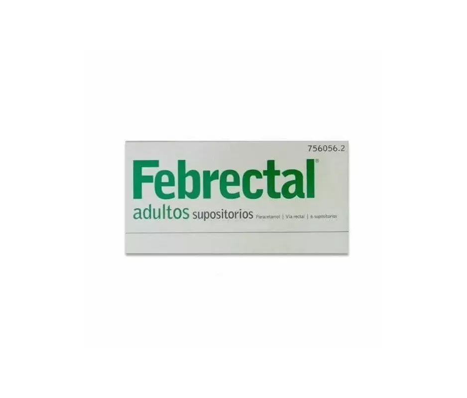 Adultos Febretais 600 Mg 6 Supositórios