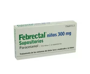 Febrectal Infantil 300 Mg 6 Supositorios