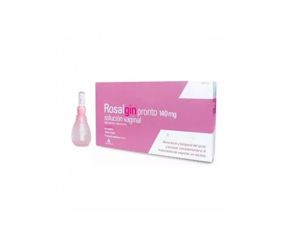 Rosalgin Pronto 140 Mg Solucion Vaginal 5 Unidosis 140 Ml