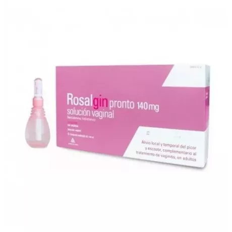 Rosalgin Soon 140 Mg Solução Vaginal 5 Doses 140 Ml