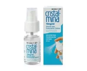 Cristalmina 10 Mg/Ml Solução Tópica 1 Frasco 25 Ml
