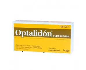 Optalidon 500 75 Mg 6 Supositório Adultos