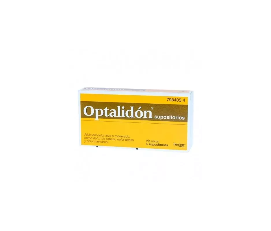 Optalidon 500 75 Mg 6 Supositório Adultos