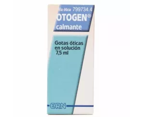 Solução de gotas óticas calmantes Otogen 7,5 ml