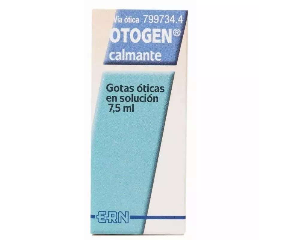 Solução de gotas óticas calmantes Otogen 7,5 ml