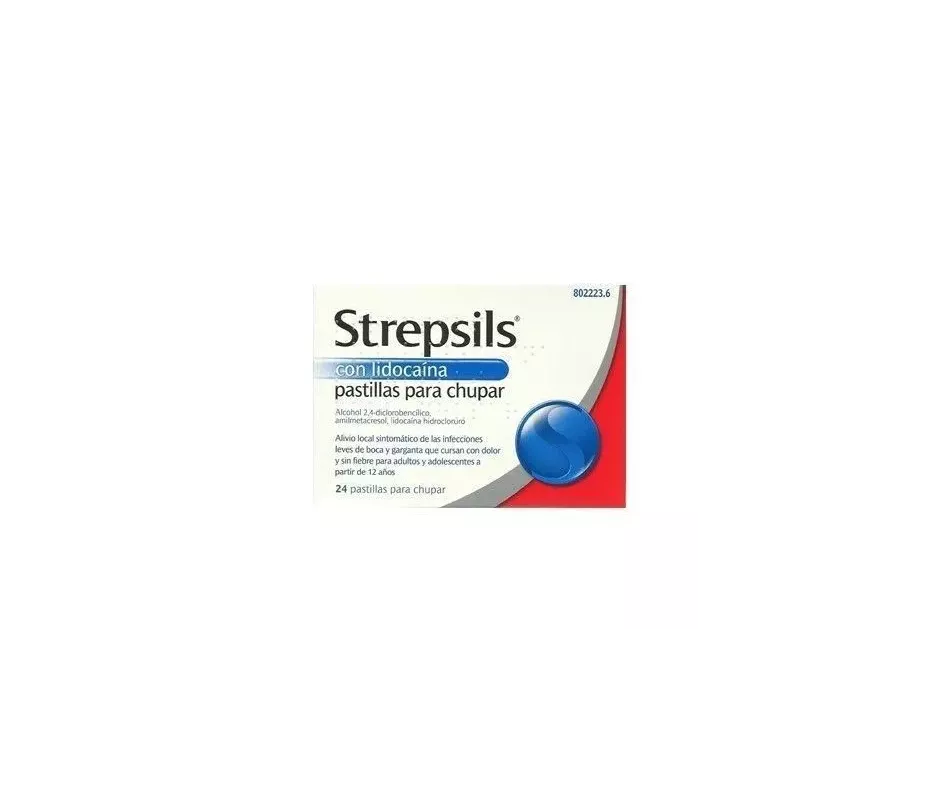 Strepsils Lidocaina 24 Pastillas Para Chupar