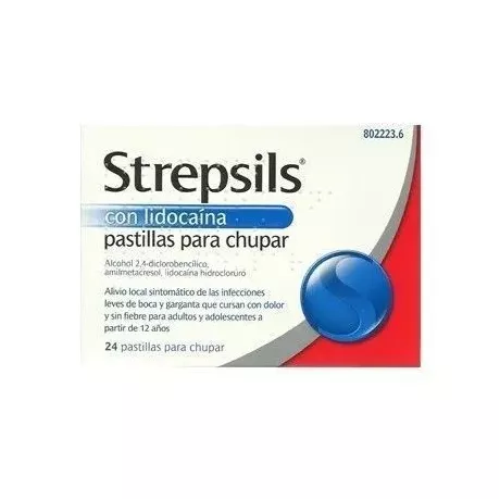 Strepsils lidocaína 24 pastilhas para chupar