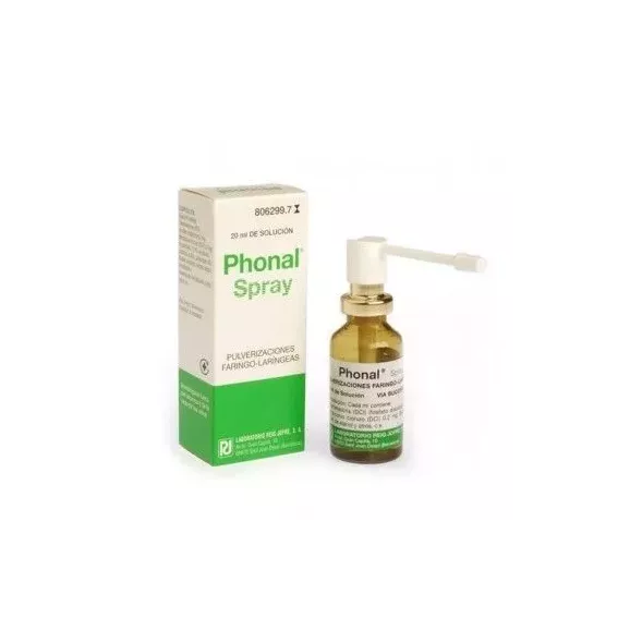 Phonal Spray Aerosol Topico Solucion 20 Ml