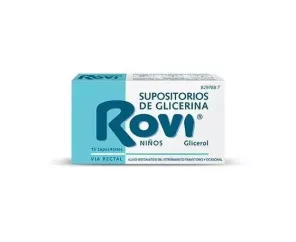 Supositórios de glicerina Rovi para crianças 1,44 G 15 supositórios