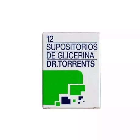 Supositórios de glicerina Dr Torrents Adultos 3,27 G 12 Supositórios