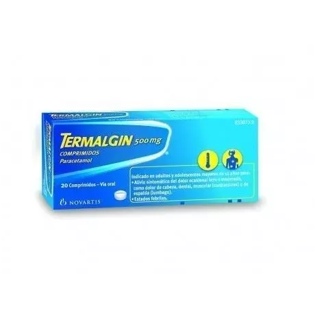 Termalgin 500 mg 20 comprimidos