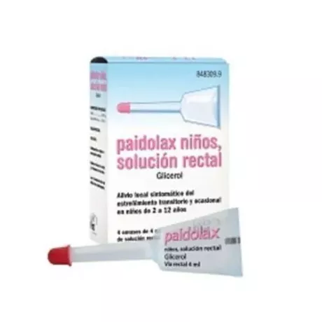 Paidolax Niños Solución Rectal - 4 Enemas | Tufarma.online