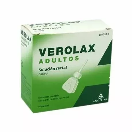 Verolax adultos 5,4 ml solução retal 6 enemas 7,5 ml