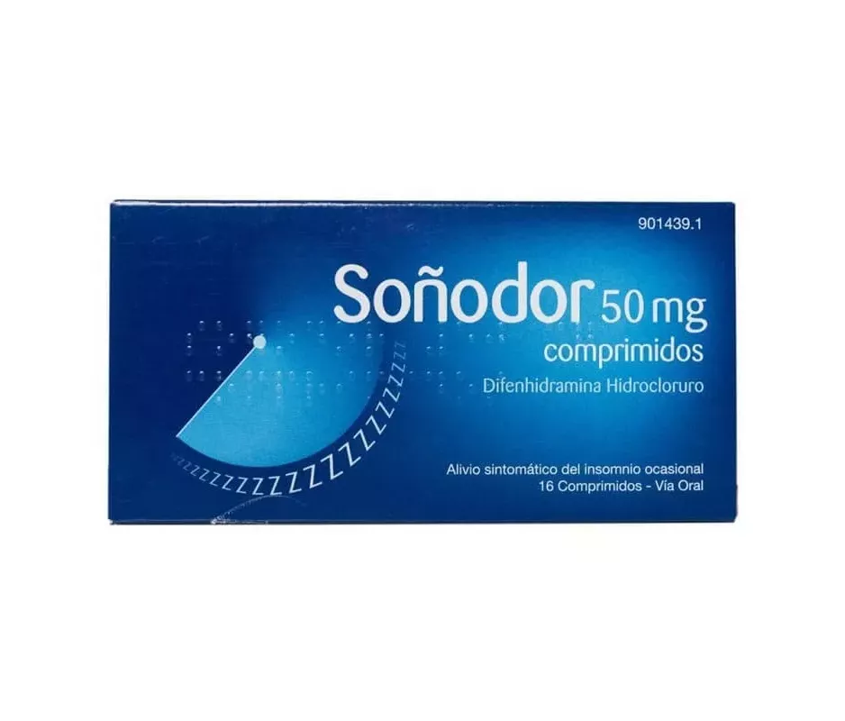 Soñodor 50 Mg 16 Comprimidos