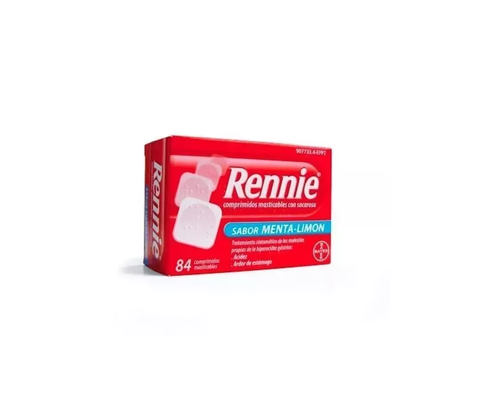 Rennie 84 Comprimidos Masticables C/ Sacarosa