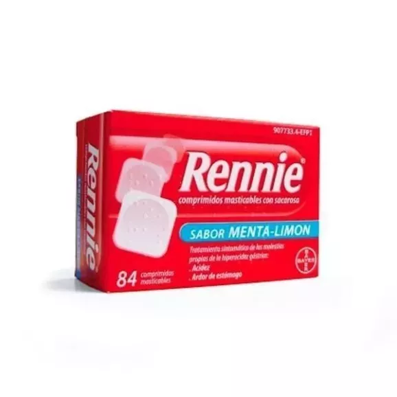 Rennie 84 Comprimidos Masticables C/ Sacarosa