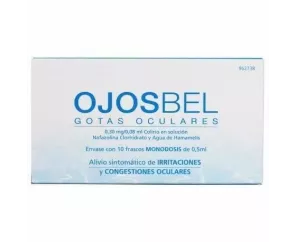 Ojosbel colírio 10 solução monodose 0,5 ml