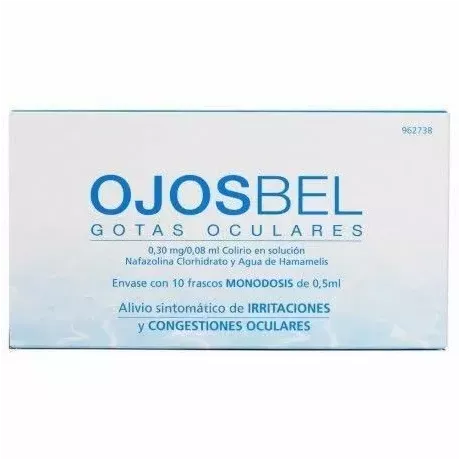 Ojosbel colírio 10 solução monodose 0,5 ml