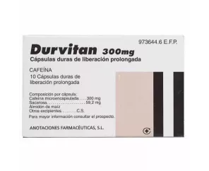 Durvitan Retard 300 mg 10 cápsulas de liberação prolongada