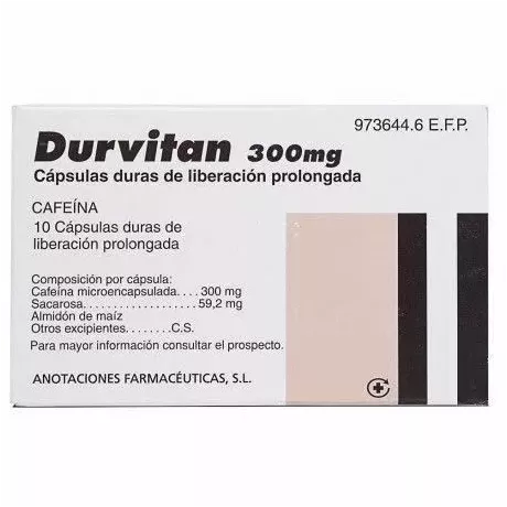 Durvitan Retard 300 mg 10 cápsulas de liberação prolongada