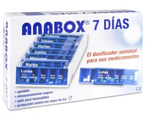 Comprar Pastillero Semanal Anabox | Tufarma.online
