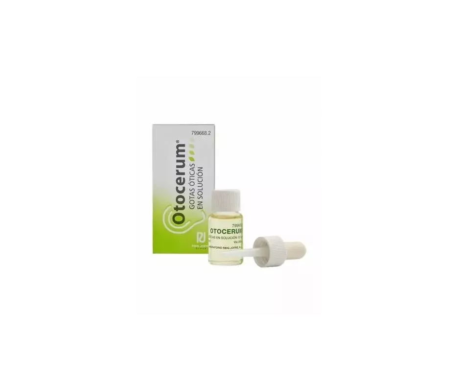 Solução de gotas óticas Otocerum 10 ml