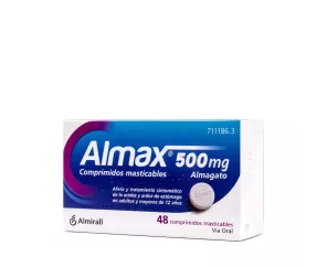 Almax 500 mg 48 comprimidos mastigáveis