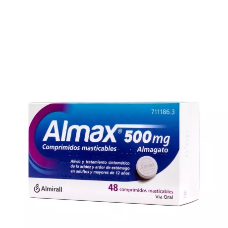 Almax 500 mg 48 comprimidos mastigáveis