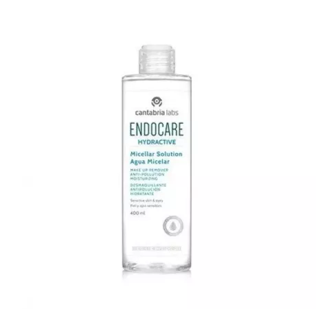 Endocare Água Micelar Hidratante Hidratante Antipoluição Desmaquilhante 1 Recipiente 400 Ml