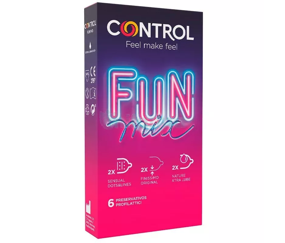 Control Fun Preservativos Mix 6 Unidades