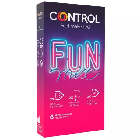 Mix de preservativos Control Fun 6 unidades