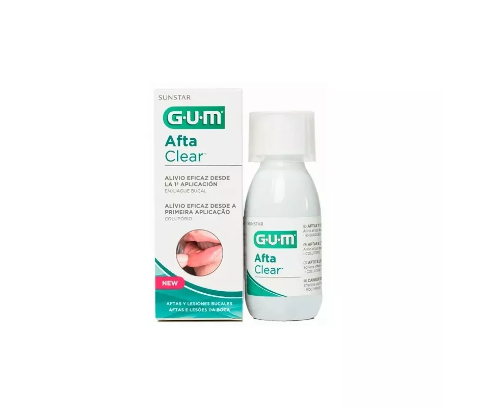 GUM AFTACLEAR BOLUCHE 1 PACOTE 120 ML