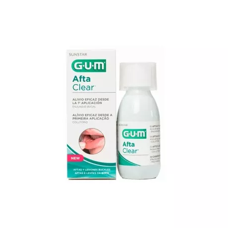 GUM AFTACLEAR BOLUCHE 1 PACOTE 120 ML