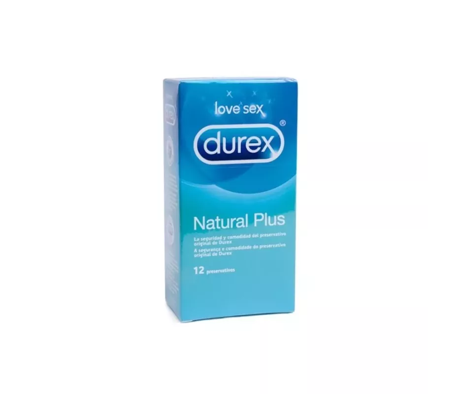 Preservativos Durex Natural Plus 12 Preservativos 2 Caixas