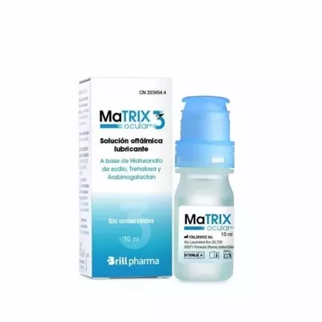 MATRIX OCULAR 3 SOLUCION OFTALMICA LUBRICANTE  1 ENVASE 10 ML