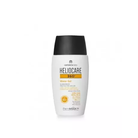 Heliocare 360º SPF 50+ Water Gel Hidratação Protetor Solar LONGA DURAÇÃO 1 PACK 50 ML