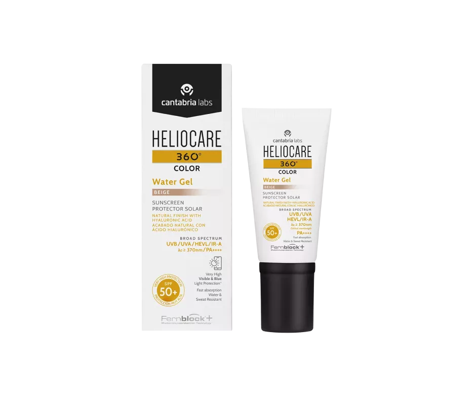 Heliocare 360º Color Water Ger Protector Solar SPF 50+  1 Envase 50 ML COLOR BEIGE