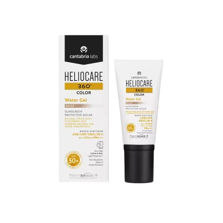 HELIOCARE 360º COLOR WATER GEL PROTECTOR SOLAR SPF 50+  1 ENVASE 50 ML COLOR BEIGE