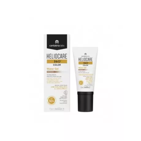 Heliocare 360º Color Water Gel Protetor Solar SPF 50+ 1 Frasco 50 ML COLOR BRONZE