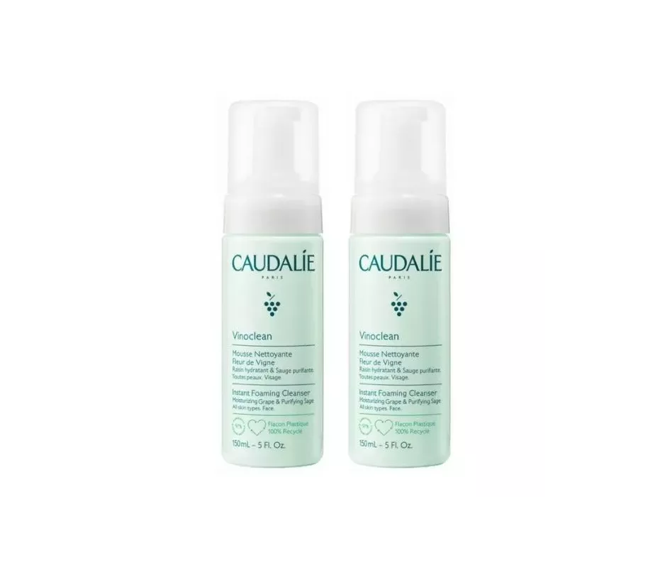 DUO VINOCLEAN ESPUMA LIMPIADORA  2X150ML CAUDALIE