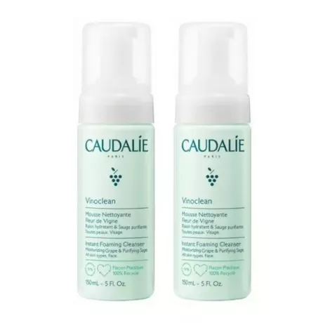 Duo Vinoclean Espuma Limpiadora 2X150Ml Caudalie