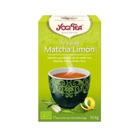 Chá Verde Matcha Limão 17 saquetas 30,6G CHÁ YOGI