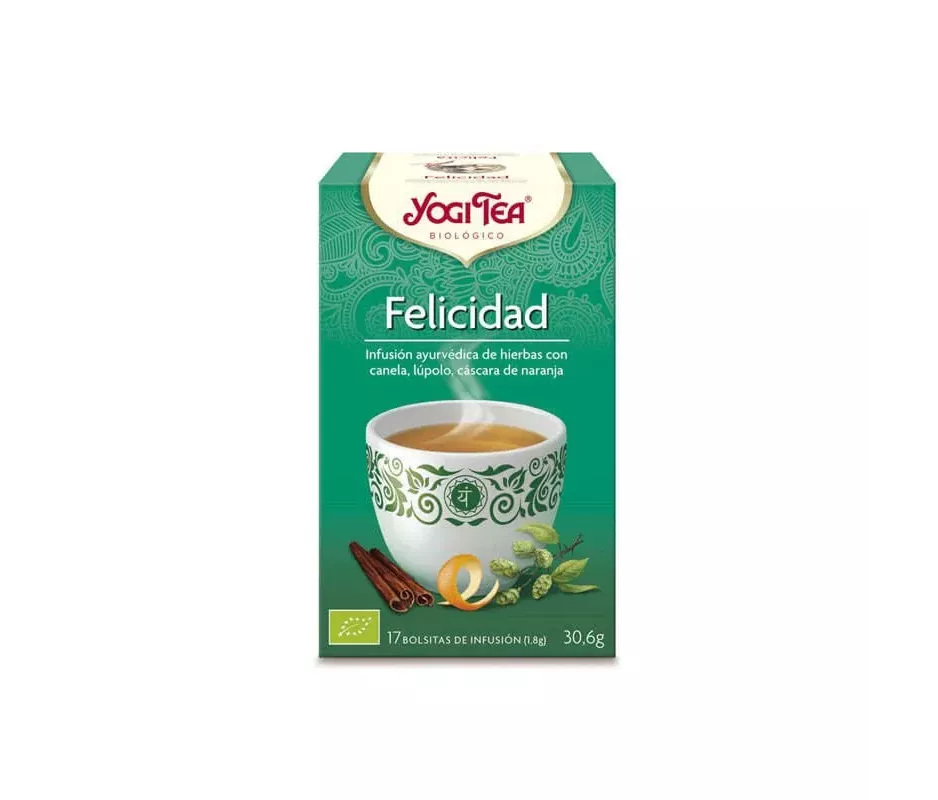 Felicidade 17 Sacos 30,6G Chá Yogi